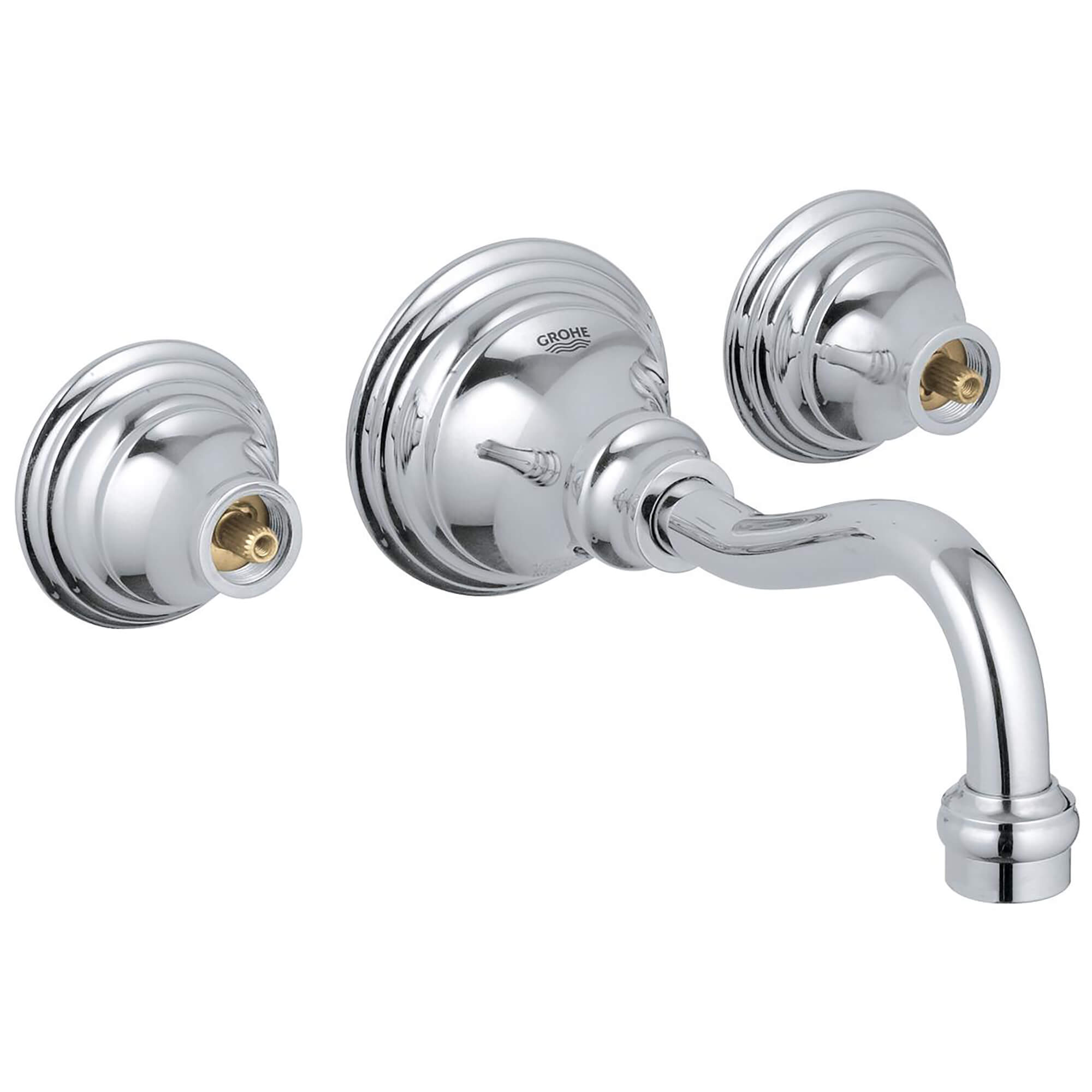 2-Handle Wall Mount Faucet 1.5 GPM